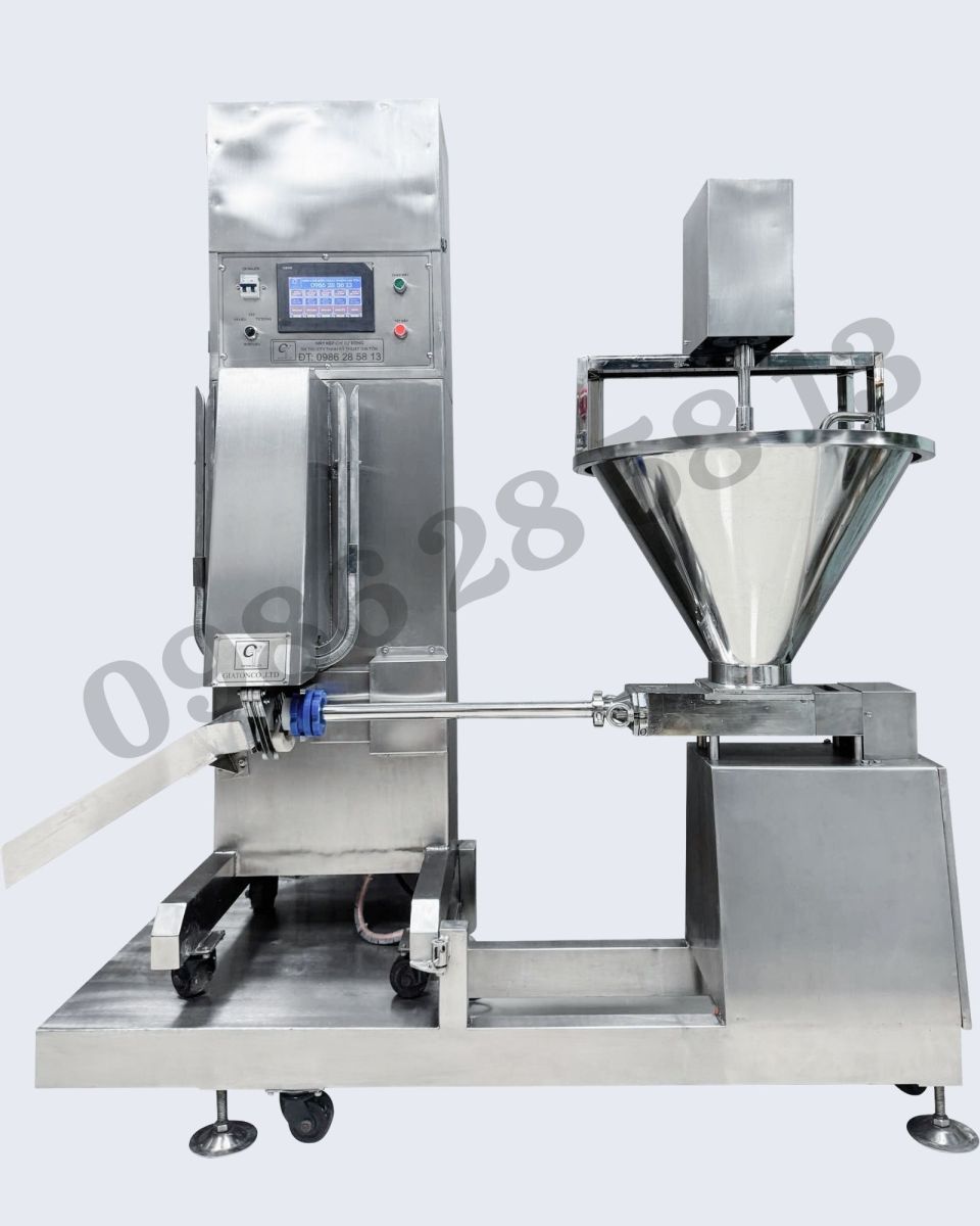 Máy kẹp chì chả lụa