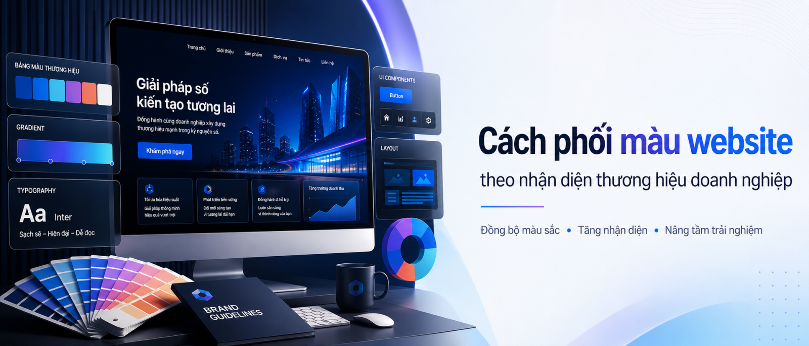 Cách phối màu website