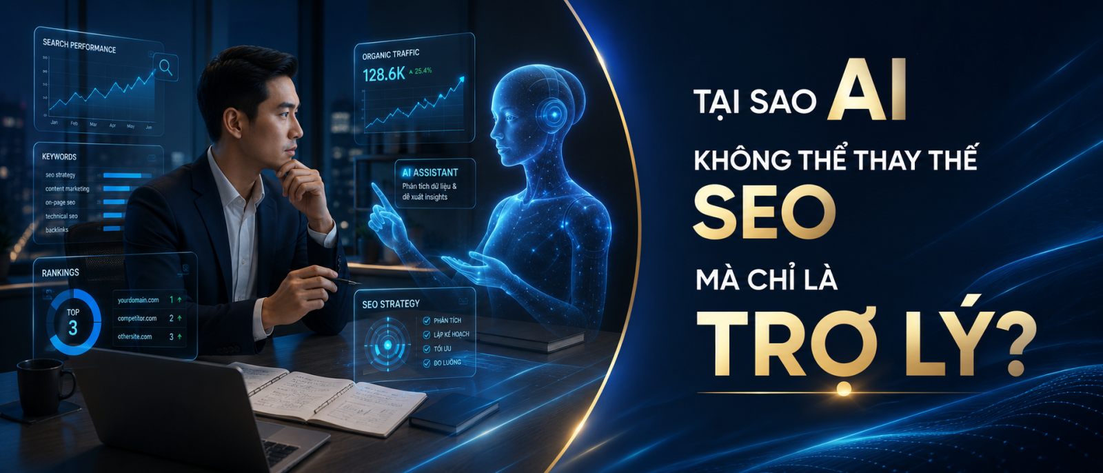 AI không thể thay thế SEO